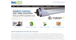 Desktop Screenshot of imcleds.com